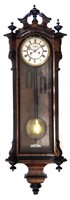 Lot 315 - 19th century Vienna regulator.