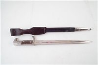 Lot 219 - German Third Reich rural police bayonet