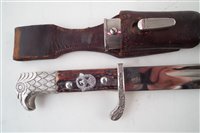 Lot 219 - German Third Reich rural police bayonet