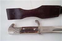 Lot 219 - German Third Reich rural police bayonet