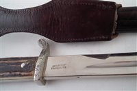 Lot 219 - German Third Reich rural police bayonet