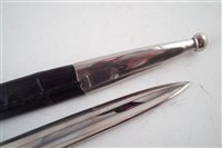 Lot 219 - German Third Reich rural police bayonet