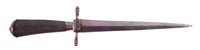 Lot 165 - 19th century continental dagger.
