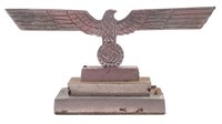 Lot 258 - Third Reich Eagle and Swastika desk ornament.