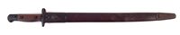 Lot 203 - Lee Enfield SMLE Bayonet and scabbard