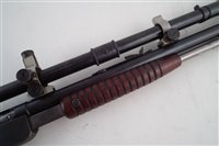 Lot 49 - BSA pump action .22lr rifle,  with Parker Hale Target Scope.