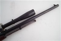 Lot 49 - BSA pump action .22lr rifle,  with Parker Hale Target Scope.