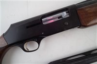Lot 50 - Browning B-80-SL FAC 5 shot shotgun, together with multichoke Beretta barrel serial number
