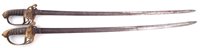 Lot 157 - Two Victorian 1822 pattern officer's swords
