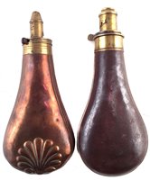 Lot 124 - Two powder flasks