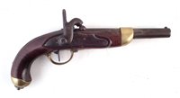 Lot 34 - French percussion M1822 cavalry pistol