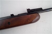 Lot 96 - BSA Airsporter Air rifle, unmarked calibre serial number WR01302
