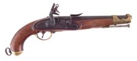 Lot 3 - 1798 pattern 17mm calibre flintlock holster pistol