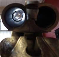 Lot 63 - Westley Richards drop lock side by side shotgun with single trigger serial number 16812