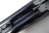 Lot 63 - Westley Richards drop lock side by side shotgun with single trigger serial number 16812