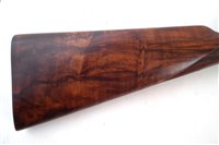 Lot 63 - Westley Richards drop lock side by side shotgun with single trigger serial number 16812