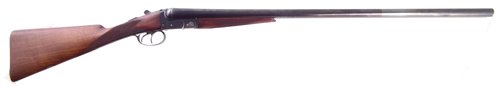 Lot 60 - BSA box lock side by side non ejector shotgun serial number 34145