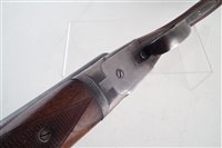 Lot 60 - BSA box lock side by side non ejector shotgun serial number 34145