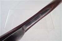Lot 60 - BSA box lock side by side non ejector shotgun serial number 34145