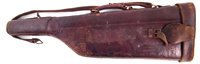 Lot 337 - Leather 'Leg of Mutton' shotgun case