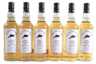 Lot 142 - Bowmore 25 year Single Malt Whisky bottled by Whisky broker, six bottles.