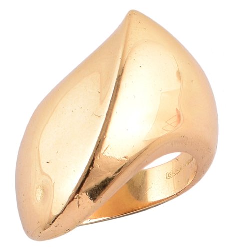 Lot 148 - Nanna Ditzel for Georg Jensen 18ct gold designer ring