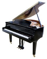 Lot 317 - Yamaha GA1 baby grand piano, instrument number 5894745.
