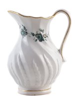 Lot 111 - Chelsea Derby wrythen moulded jug circa 1775