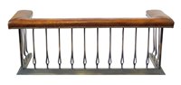Lot 367 - Late 19th century steel club fender.