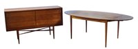 Lot 323 - Dining table and matching sideboard for "Heals".