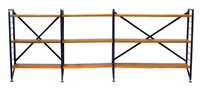 Lot 318 - Staples Ladderax shelf units.