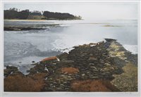 Lot 179 - Phil Greenwood, "Lleyn Sunset", signed print.
