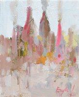 Lot 231 - F.J. England, "Burslem in the Pink", oil.