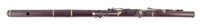 Lot 40 - Eight keyed flute by Metzler.