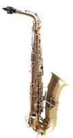 Lot 48 - Elkhart Buescher True Tone Low Pitch saxophone serial number 193789, with original case, recently re-padded