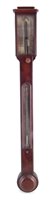 Lot 316 - Whitehurst & Son, Derby, 19th century stick barometer.
