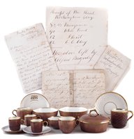 Lot 38 - Collection of Rockingham brown glaze ware