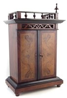 Lot 6 - Mid 19th century continental table top polyphone type disc player.