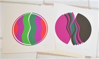 Lot 314 - Janos Fajo, Fajo 67-87, collection of signed screenprints.