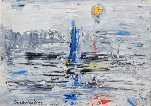 Lot 373 - J.L. Isherwood, "Lake - Southport", oil.