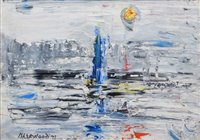 Lot 373 - J.L. Isherwood, "Lake - Southport", oil.