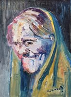 Lot 379 - J.L. Isherwood, "Wallgate Shawl", oil.