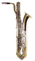 Lot 45 - Sonara baritone saxophone with case
