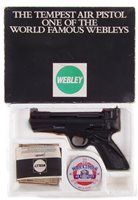 Lot 84 - Webley Tempest .22 air pistol with box