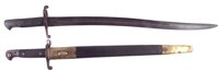 Lot 112 - Martini Henry Bayonet and scabbard also a Snider rifle bayonet