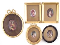 Lot 245 - Five Leslie Johnson Plaques