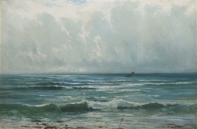 Lot 416 - H. Hadfield Cubley, "Cardigan Bay", oil.