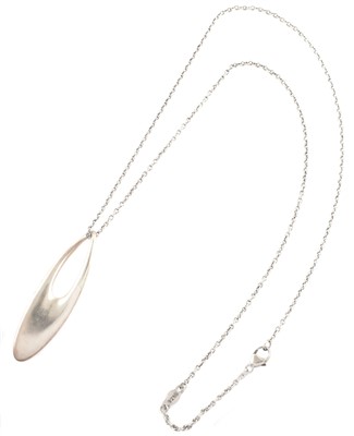 Lot 55 - Georg Jensen Zephyr silver pendant