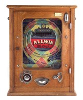 Lot 33 - Allwin Deluxe penny slot pinball machine