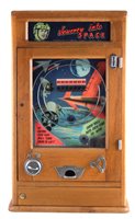 Lot 37 - Parkers Automatic Supplies 'Journey into Space' penny slot pinball machine